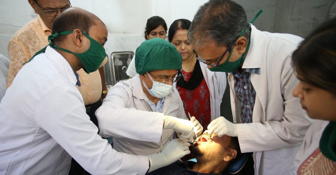 tripura-cm-manik-saha-c CM Manik Saha performed the surgery successfully at Tripura Medical College & Dr. BRAM Teaching Hospital, Hapania. Photo: IANS