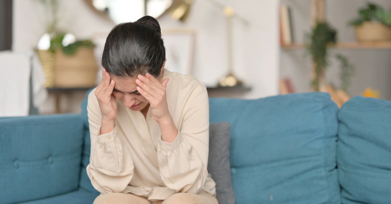 1890059317 Migraines generally occur on one side of the head, or the pain is worse on one side. Photo: Zmaster/Shutterstock
