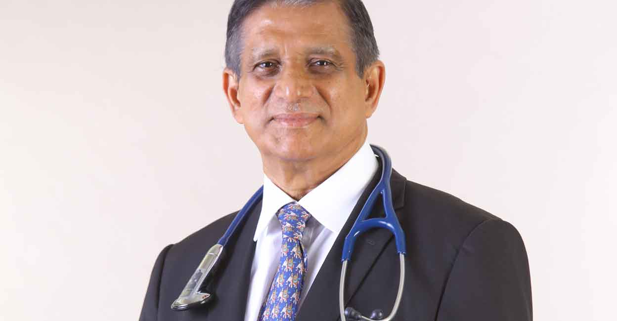 Dr Sahadulla calls for a perception change in the healthcare system in India. Photo: Special arrangement