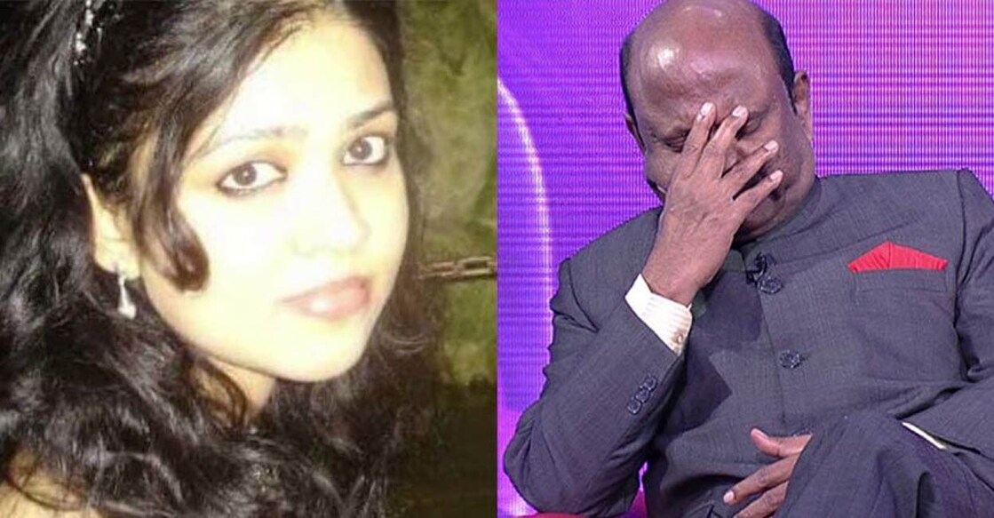 Nandita Bose (L) C V Ananda Bose
