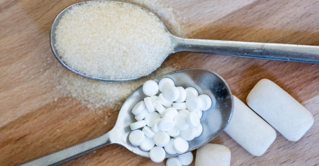 aspartame-c Aspartame is an artificial (chemical) sweetener widely used in various food and beverage products. Photo: IANS