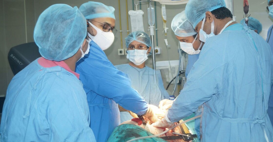 The rare surgery was brain-dead was performed at KIMS Hospital, Secunderabad, Telangana. Photo: IANS