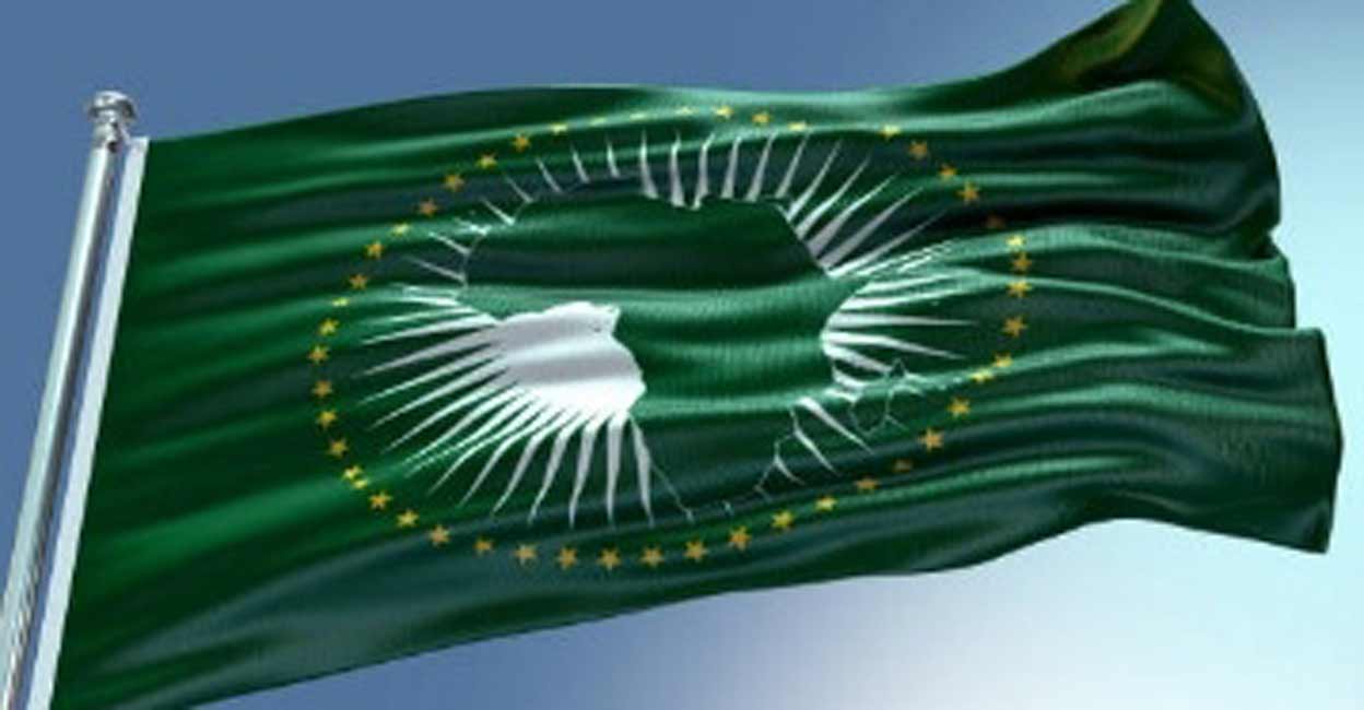 African Union flag. Image courtesy: IANS