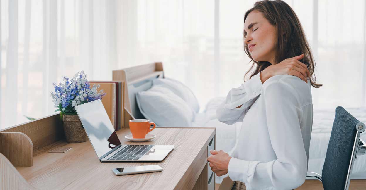 1132925581 Repetitive movements, awkward postures, and prolonged exposure to these conditions can contribute to soft tissue disorders. Photo: paulfourk/iStock