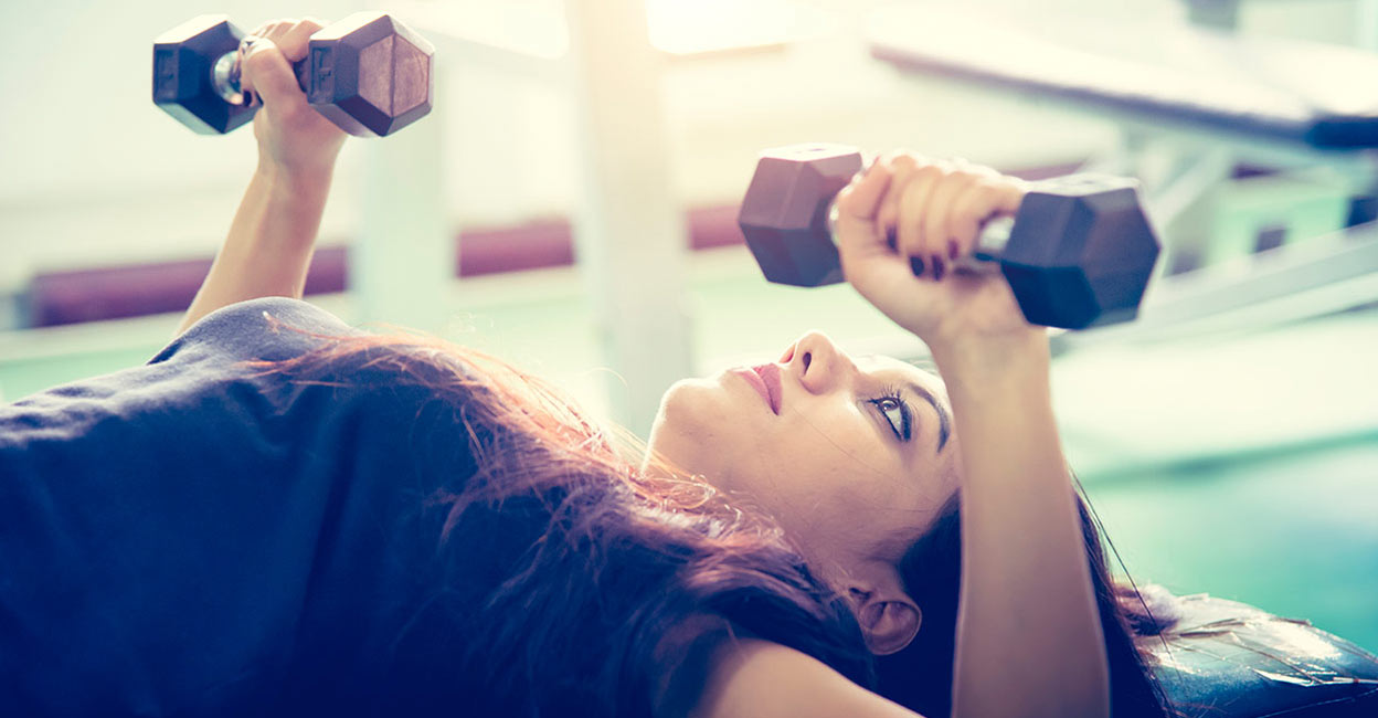 While aerobic workouts burn your calories during the workout session alone, strength or weight training routines go on to do that better throughout the day and thereby lose weight better.  Photo: iStock/shylendrahoode