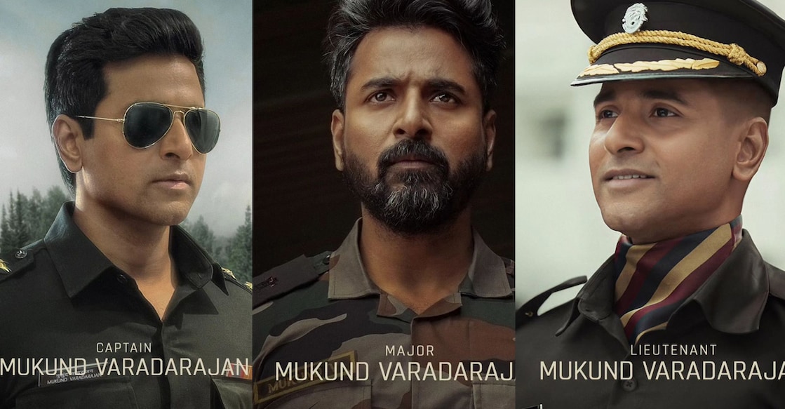 Actor Sivakarthikeyan in the look of Major Mukund Varadarajan. Photo: Instagram/@sivakarthikeyan
