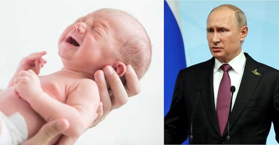 Russia is experiencing its lowest birth rate in 25 years, this year. Vladimir Putin (right): Representative image/Shutterstock/AFP