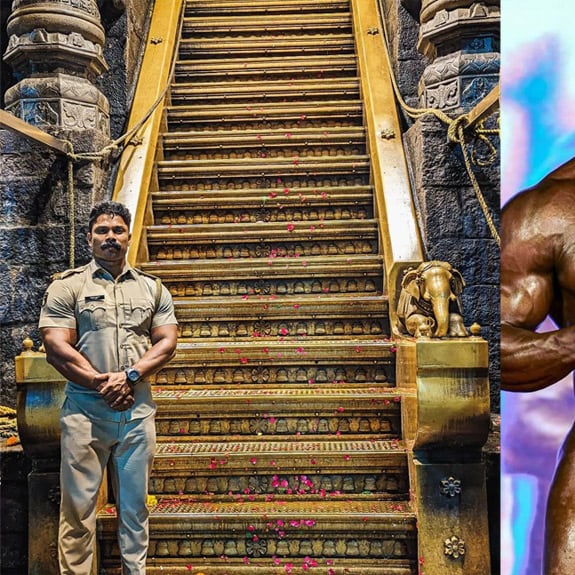 dayalal-sabarimala-kerala-police Dayalal is gearing up to take part in the World Police Meet which is to be held in the US in June, 2025. Photo: Instagram/@dayalalkd