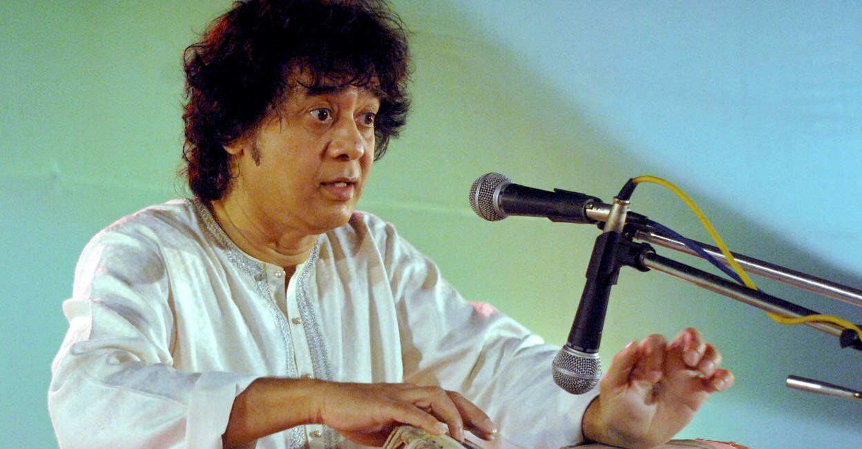 Ustad Zakir Hussain. Photo: Reuters/Krishna Murari Kishan
