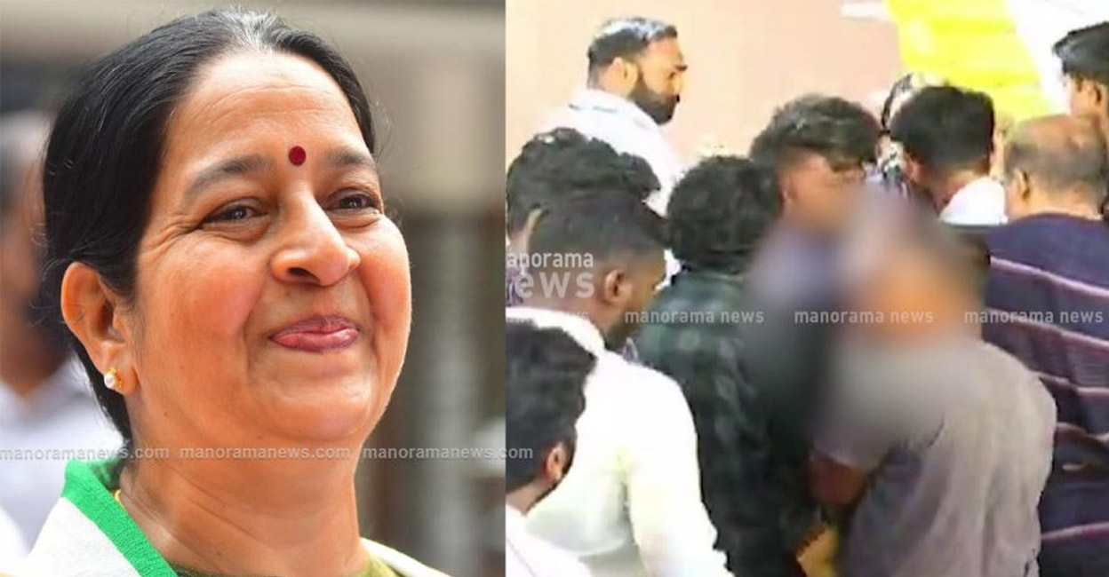 Uma Thomas was injured in the accident that took place in Kochi on Sunday. Photo: Manorama News