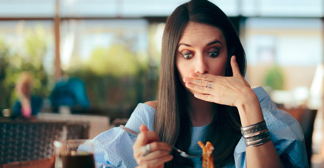 overeating A whole week's hard work and discipline in the gym can be ruined if you indulge in sinful eating for all meals during the weekend. Photo: iStock/nicoletaionescu