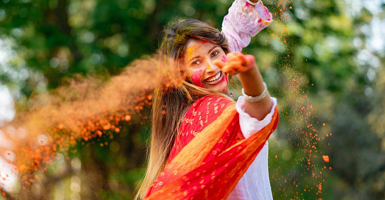 A sunscreen with a high sun protection factor of at least 30 would be good to apply on your skin before Holi. Photo: iStock/Ankit Sah
