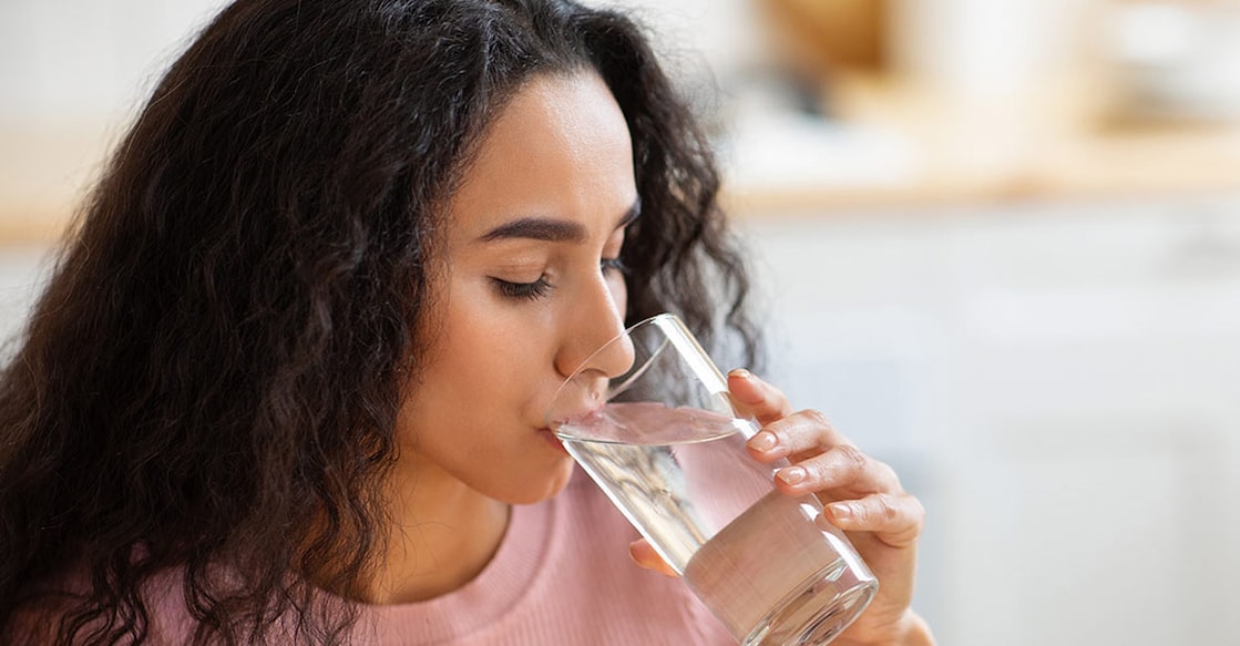  You should drink up to eight glasses of water daily for regular weight loss.                Photo: Shutterstock/Prostock-studio
