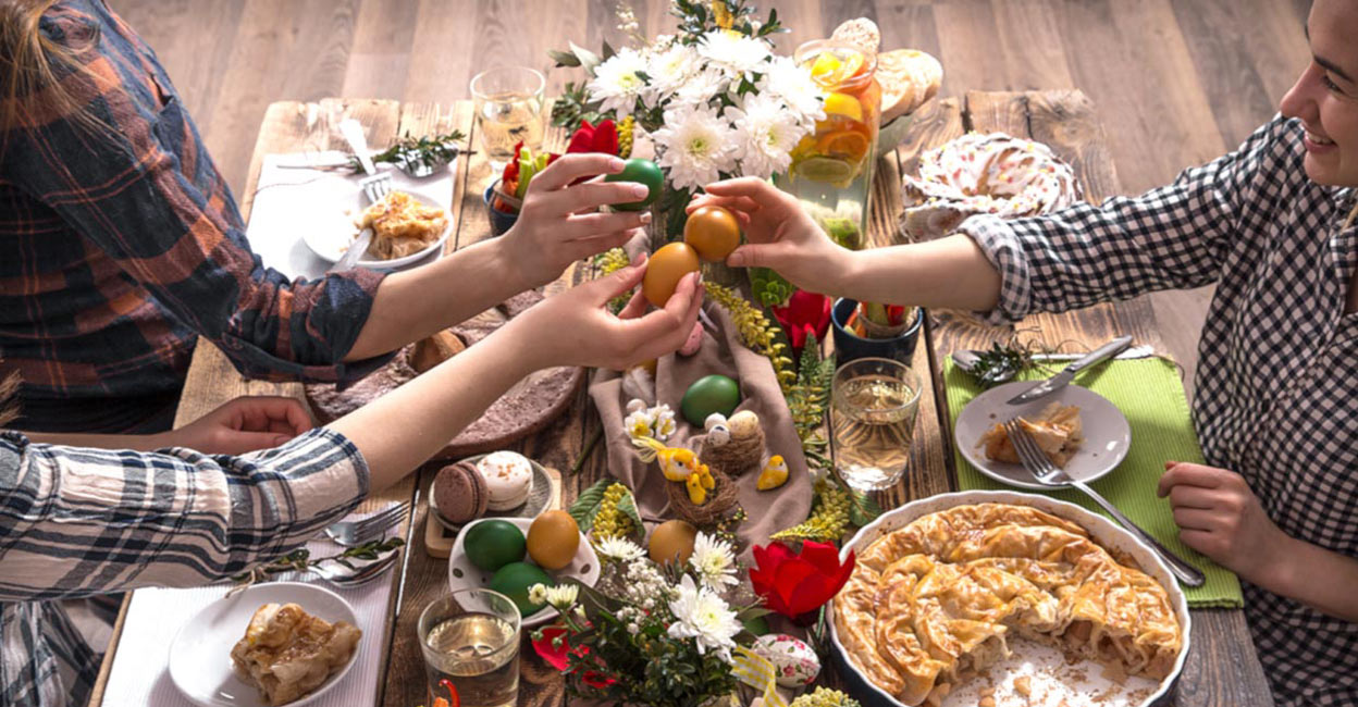 It would be a sin to say no to the delicious treats of the day, but portion control is an easy strategy you can go by. Photo: Shutterstock/PV productions