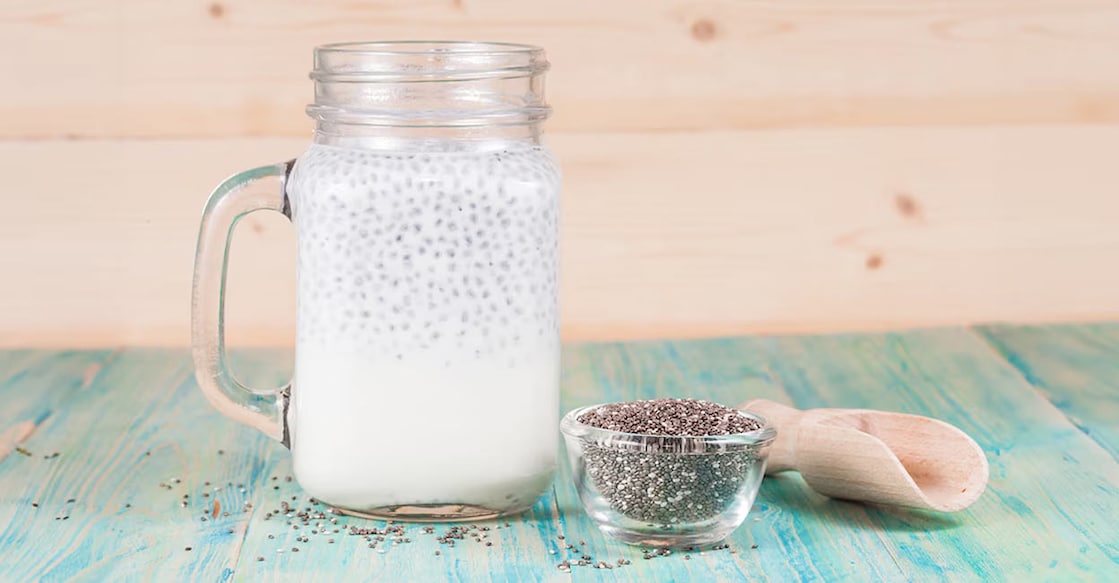 Chia seeds have the remarkable ability to absorb 12 times their weight in water. Photo:  iStock/amnarj2006