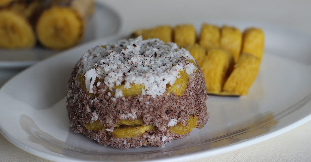 Ragi puttu with banana can be an easy, healthy breakfast option. Photo: iStock/Jogy Abraham