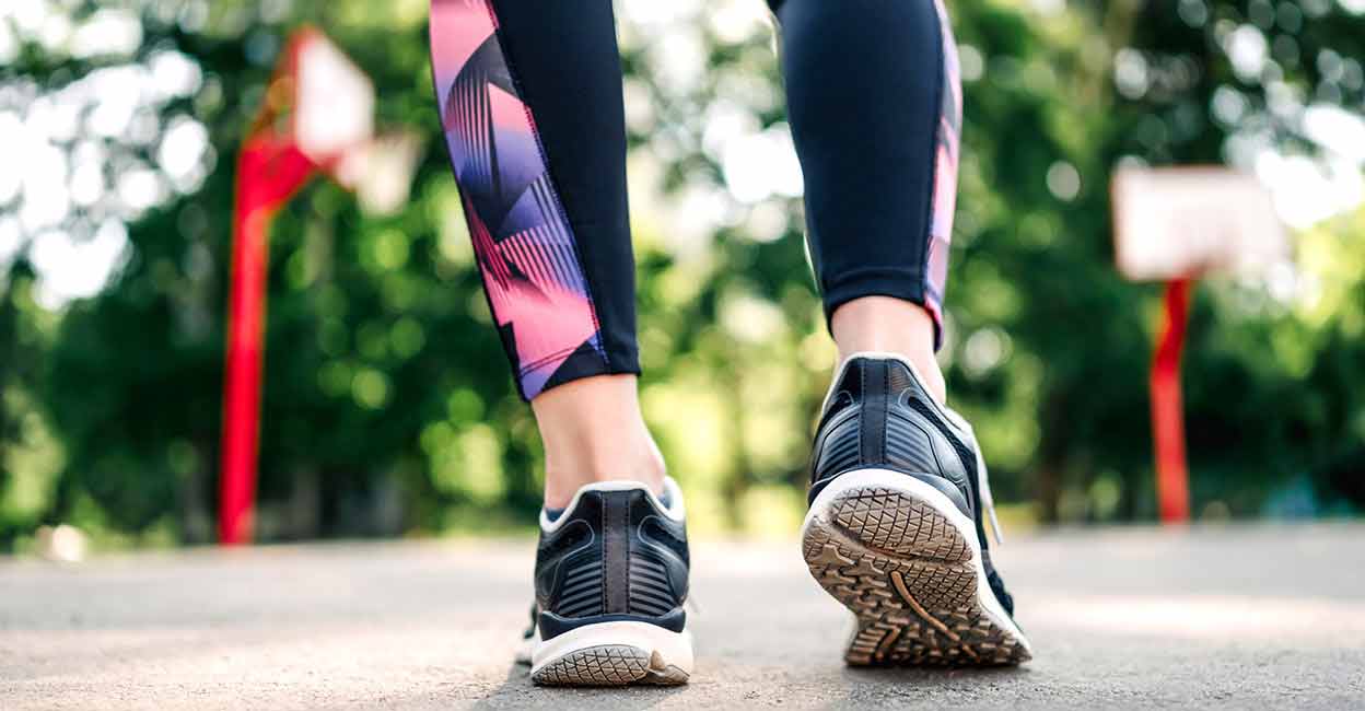 Just like many other workout practices, it's just a matter of beginning slowly, finding your rhythm, balance, and stability to become a confident retro walker. Photo: Shutterstock/In Green