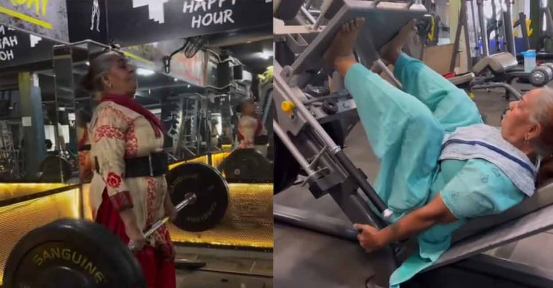 Delhi-based Roshni Devi has been inspiring many online through her gym videos. Photo: Instagram/@weightliftermummy