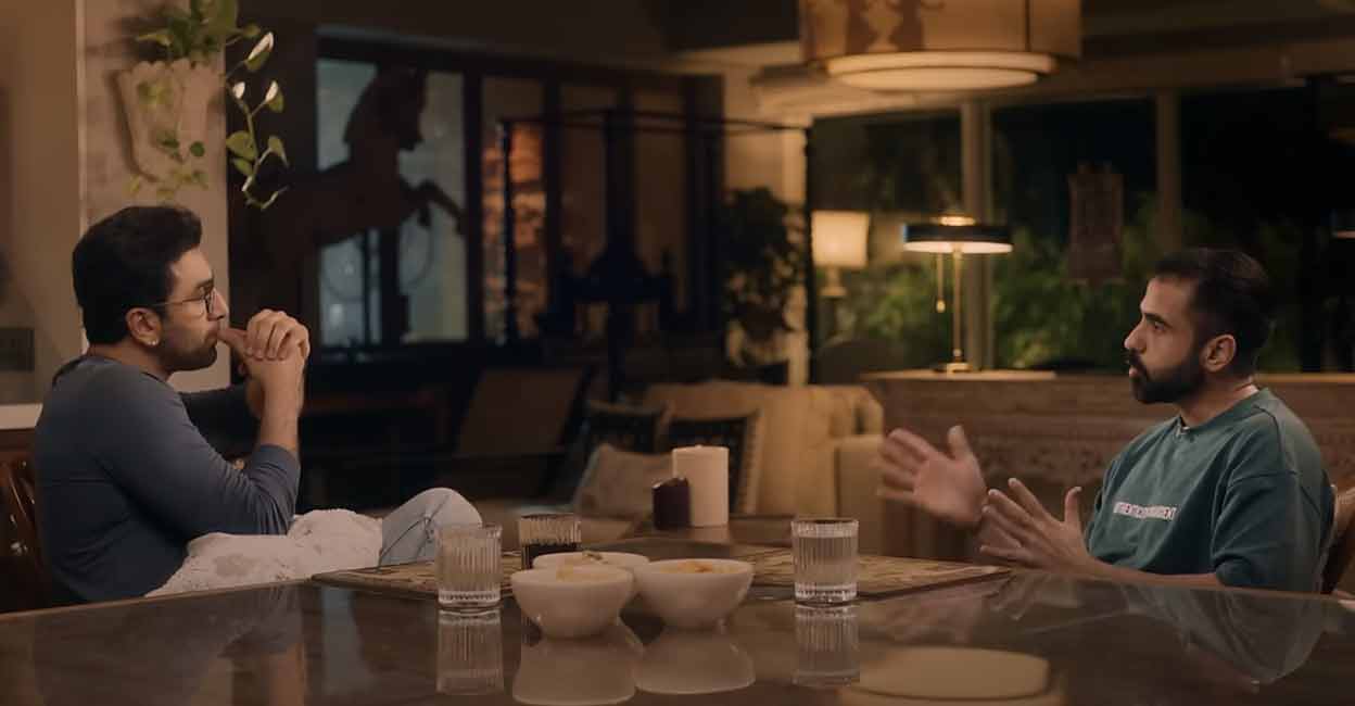 Ranbir Kapoor had a chat with entrepreneur Nikhil Kamath on his online channel. Photo: Screengrab/Nikhil Kamath
