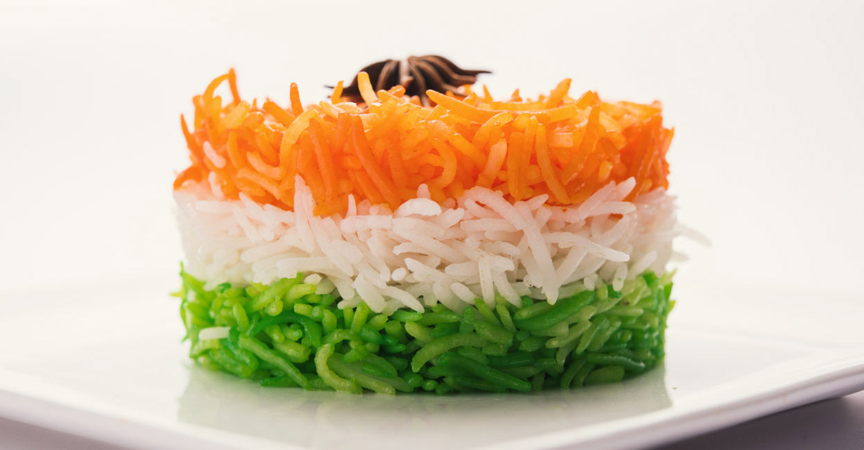 tri-colour-food Delicacies, decorated in the saffron-white-green combination pattern of the flag, are tempting to look at and often sell like hotcakes around I-Day. Photo: iStock/Arundhati Sathe