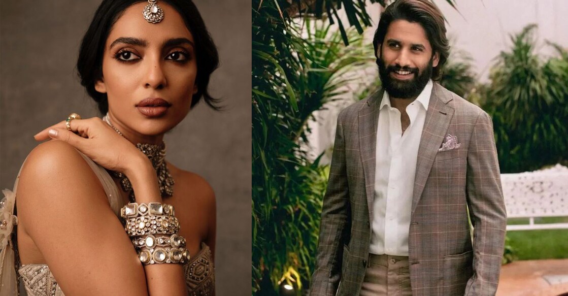 Sobhita Dhulipala and Naga Chaitanya. Photo: Instagram/chayakkineni_official/sobhitad
