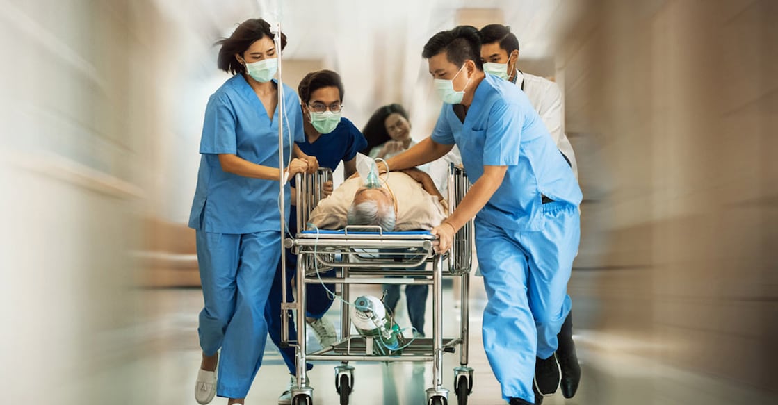trauma-care For medical illnesses like stroke, the focus is on quick transport to a hospital. Photo: iStock/Butsaya