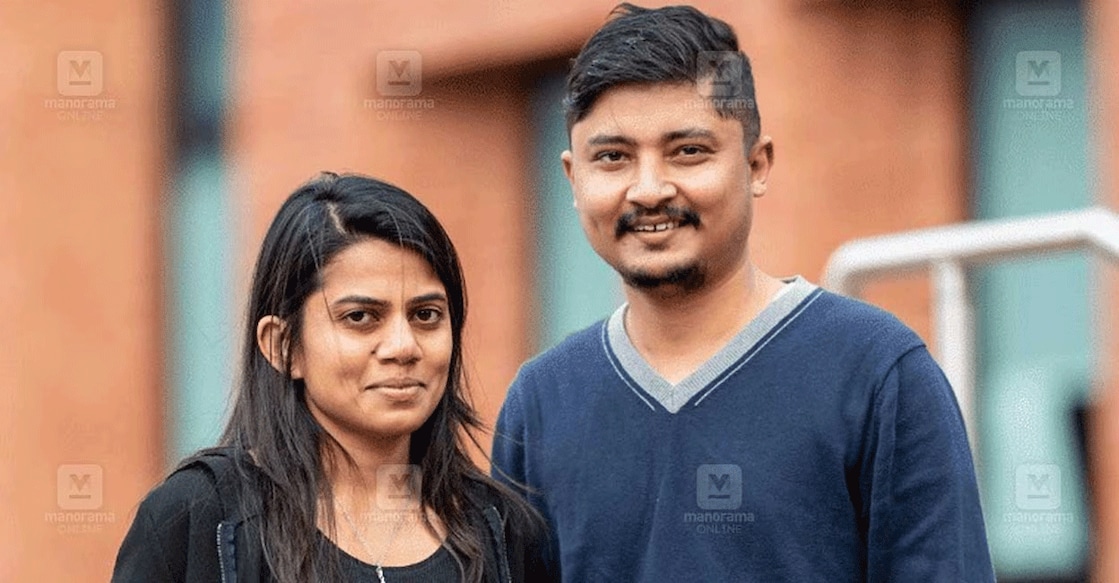 Arathi Varghese, Jaise John. Photo: Special Arrangement