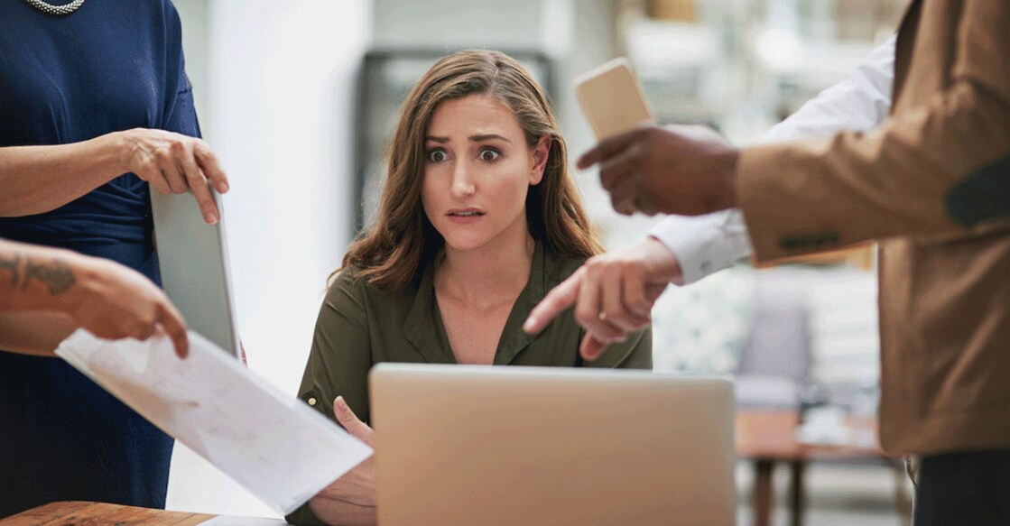 Constant computer use can result in eye strain, headache and eye dryness. Photo: iStock/Peopleimages