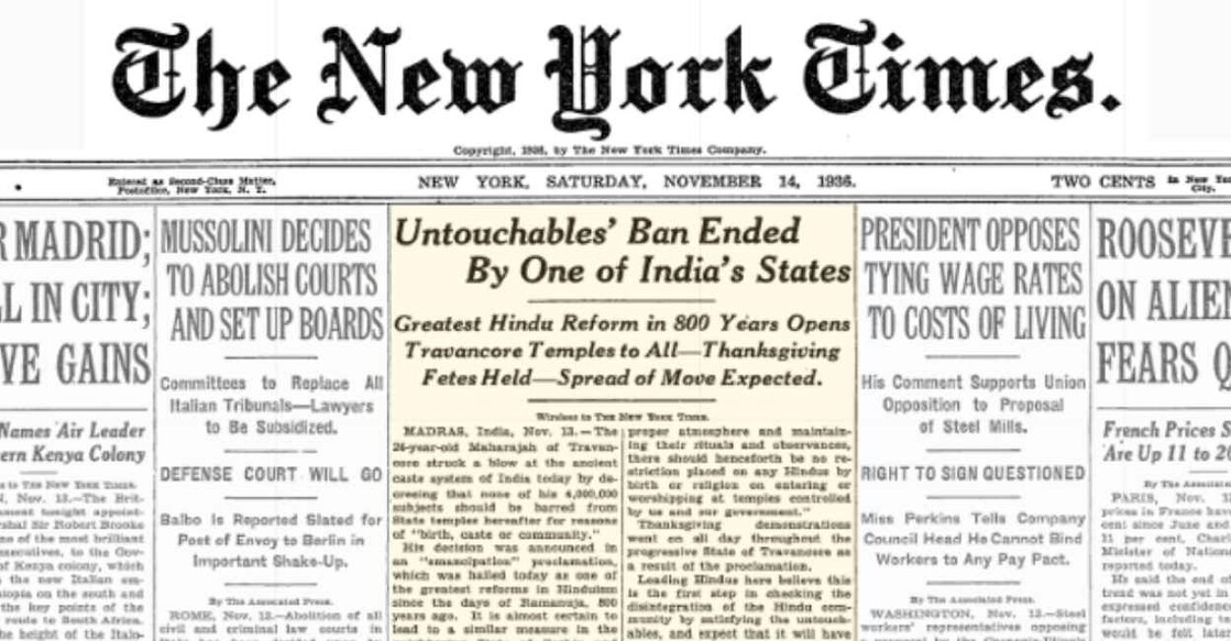 New York Times clipping