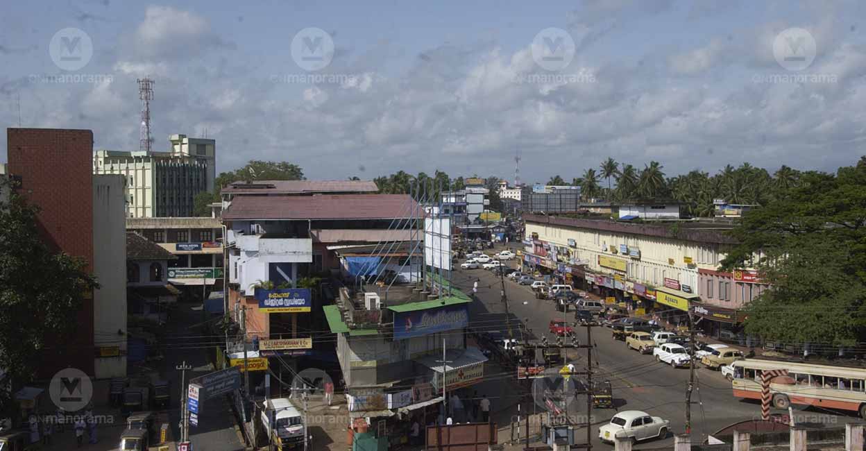 An aerial view of Thalassery Town. Photo: Josekutty Panackal/Manorama