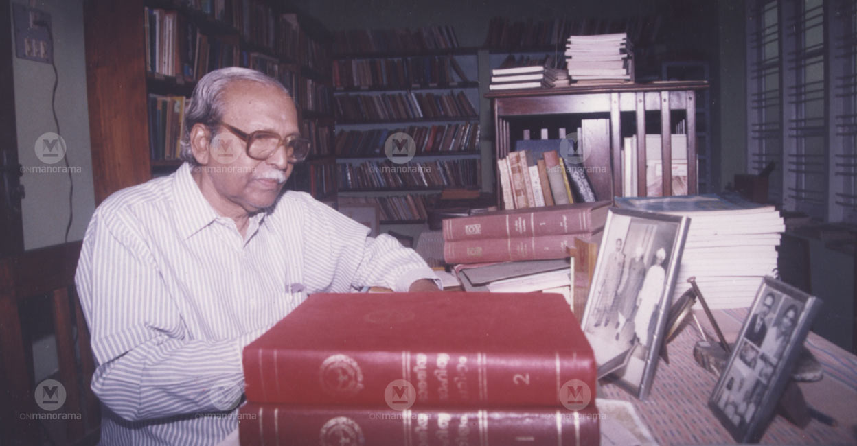 George-km-wm-c Dr K M George began writing in Malayalam in the 1940s and translated the works of Henry David Thoreau and Rabindranath Tagore.