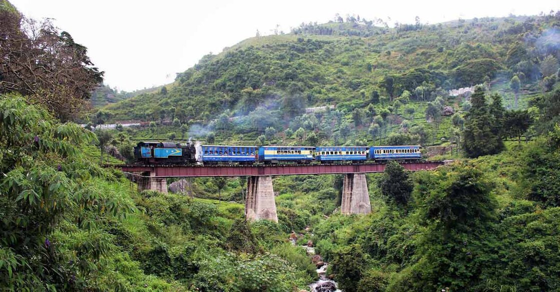 A Coonoor - Nilgiri Mountain toy train passing Kattery Bridge, near Coonoor. Picture taken in 2015. Photo: PTI