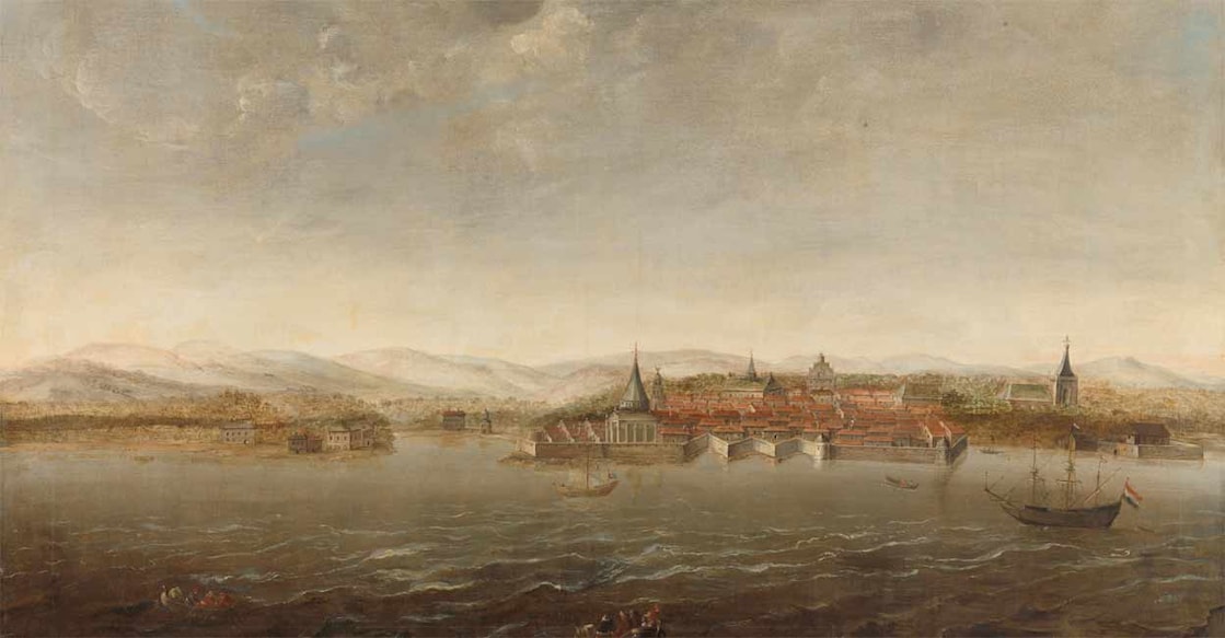 View of Kochi on the Malabar Coast of India, circa 1662-63. Creator: Johannes Vinckboons. Photo: Heritage Art/Heritage Images via Getty Images