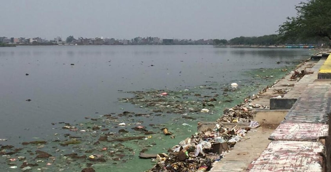 Bhalswa Lake, Delhi. (Photo: IANS)