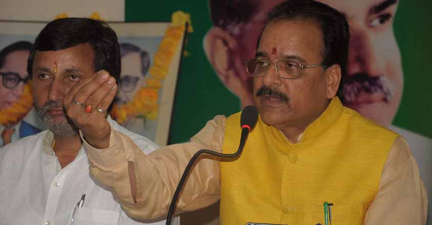 Dehradun: The leader of opposition in the Uttarakhand assembly and BJP leader Ajay Bhatt addresses a press conference in Dehradun, on July 23, 2015. (Photo: IANS) Dehradun: The leader of opposition in the Uttarakhand assembly and BJP leader Ajay Bhatt addresses a press conference in Dehradun, on July 23, 2015. (Photo: IANS)