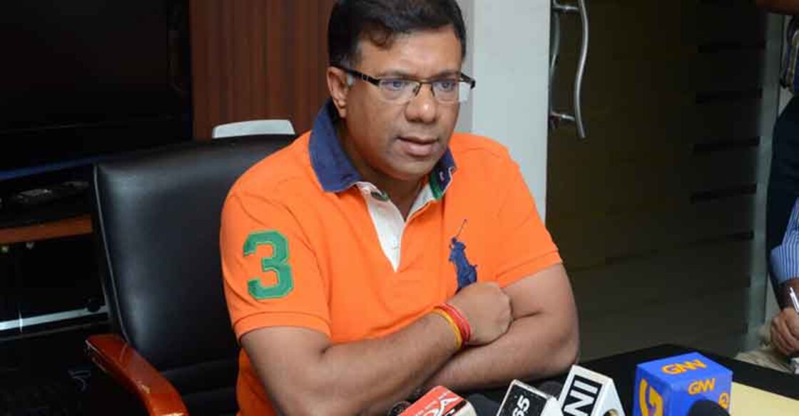 Panaji: Goa Women and Child Development Minister Vishwajit Rane addresses a press conference in Panaji, on Oct 11, 2017. (Photo: IANS) Panaji: Goa Women and Child Development Minister Vishwajit Rane addresses a press conference in Panaji, on Oct 11, 2017. (Photo: IANS)