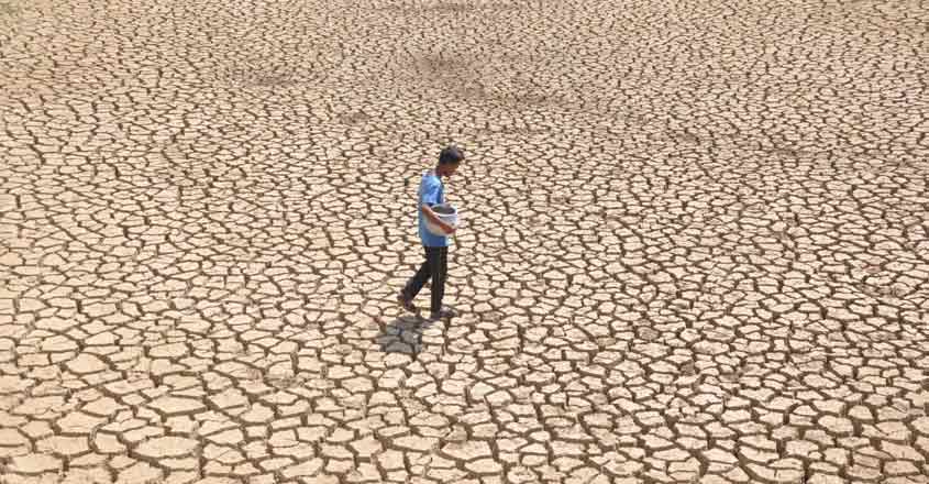 Parched land. (File Photo: IANS)