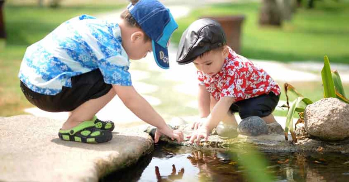 Children playing. Children playing.