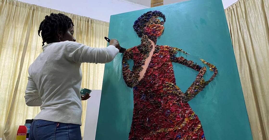 AFRICA-TEXTILES-NIGERIA-ART