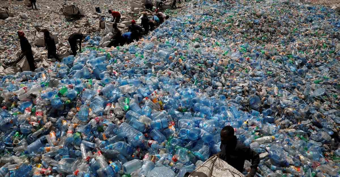 HEALTH-CORONAVIRUS-PLASTIC-RECYCLING