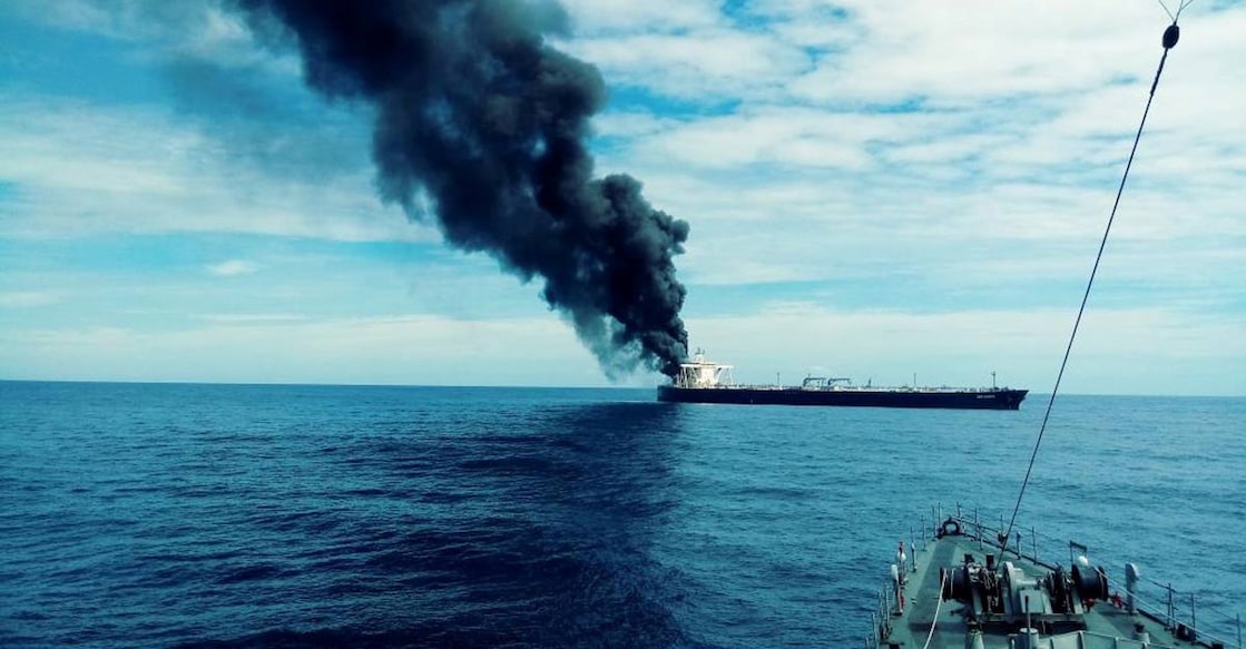 INDIA-TANKER-BLAST INDIA-TANKER-BLAST