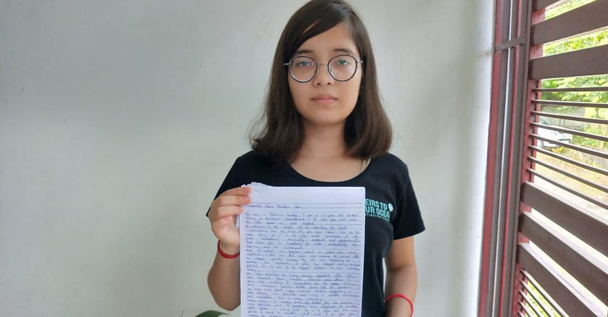 'Think about our future', 12-year-old climate activist writes to PM Modi. 'Think about our future', 12-year-old climate activist writes to PM Modi.