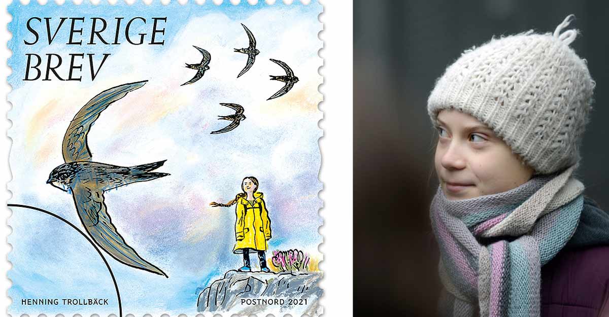 greta-thunberg-swedish-stamps
