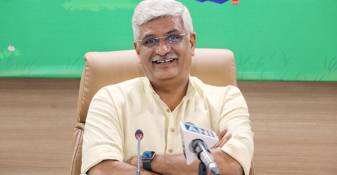 Union Jal Shakti Minister Gajendra Singh Shekhawat. Image courtesy: IANS