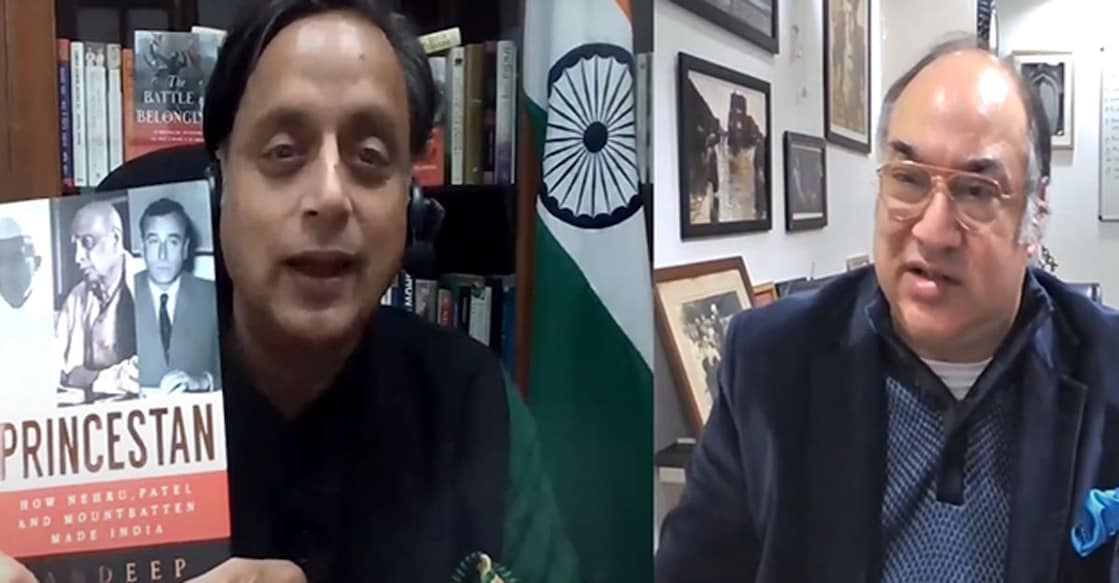 Shashi Tharoor Sandeep Bamzai Shashi Tharoor Sandeep Bamzai