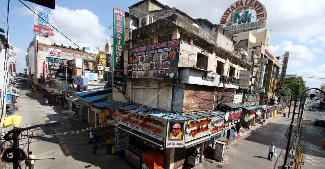 Chennai under lockdown Chennai under lockdown