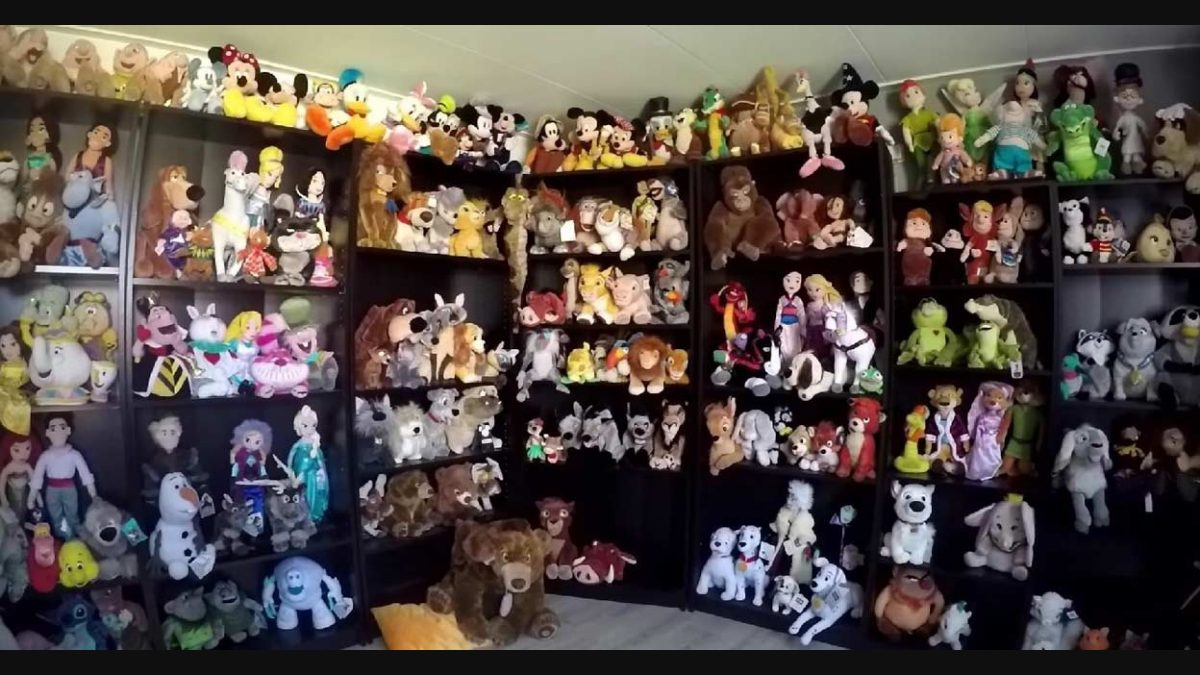 stuffed animal collection