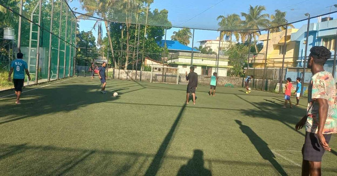 Players during a practice session held by Oorjja. Photo: Special arrangement