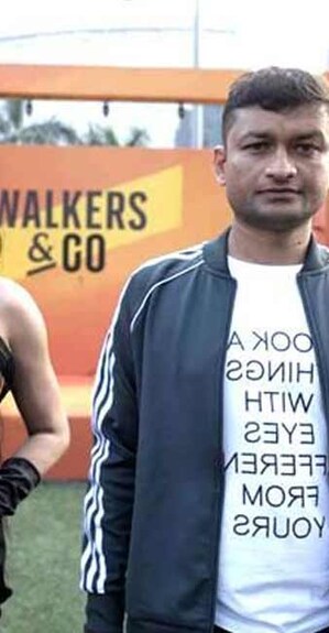 Anchored in collective progress(ianslife) Sushant Divgikr (L) Hanif Kureshi. Photo: IANS