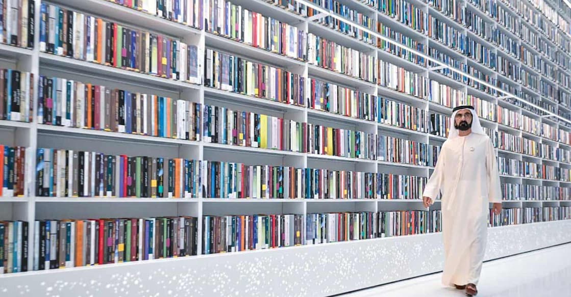 The Mohammed bin Rashid Library. Photo: Facebook/His Highness Sheikh Mohammed bin Rashid Al Maktoum